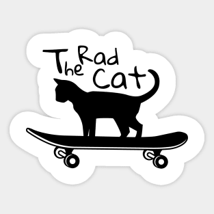 The Rad Cat Sticker
